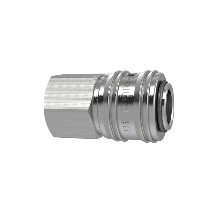 RIEGLER Schnellverschlusskupplung NW 7,2, Messing vernickelt, G 1/2 IG