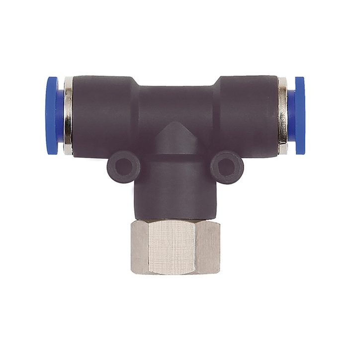 RIEGLER Push-in T-fitting »Blue Series«, rotating, G 1/4 i.