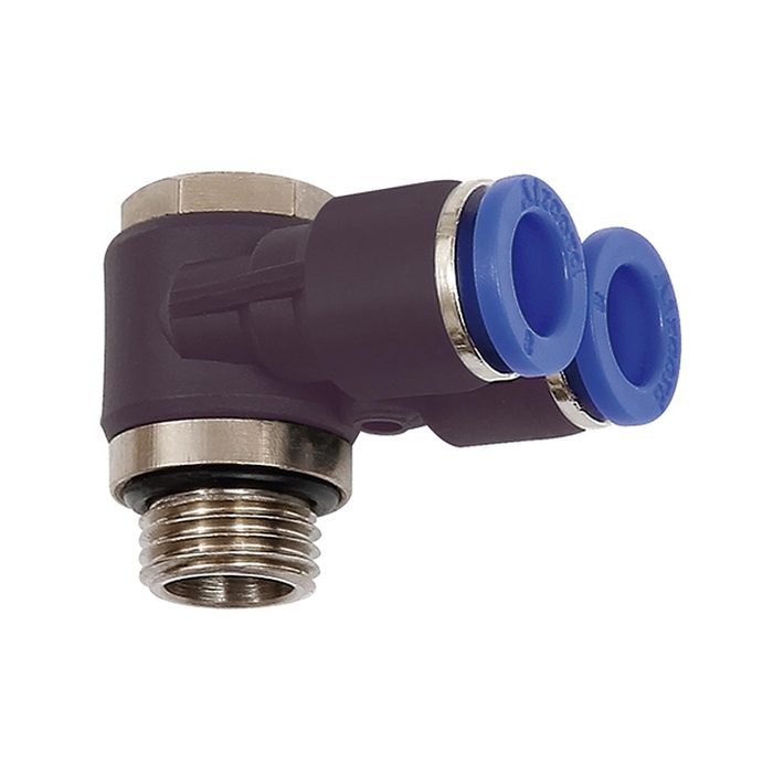 RIEGLER Y- angled piece fitting »Blue Series«, rotating, G 1/2 o.