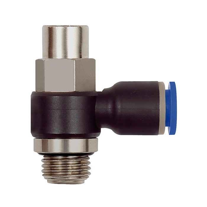 RIEGLER Throttle check valve »Blue Series«, Discharge throttle, G 3/8 o.