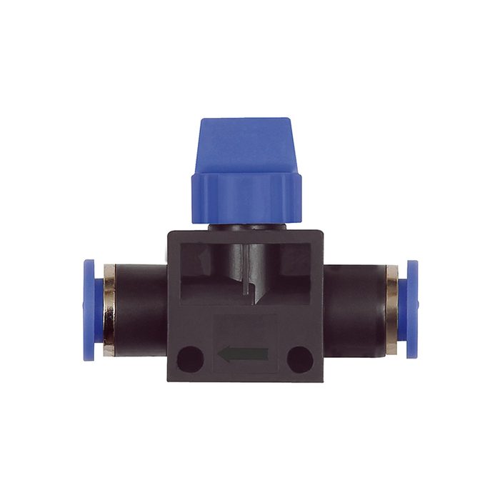 RIEGLER 3/2-way valve »Blue Series«, Plug connector, hose exterior Ø 12