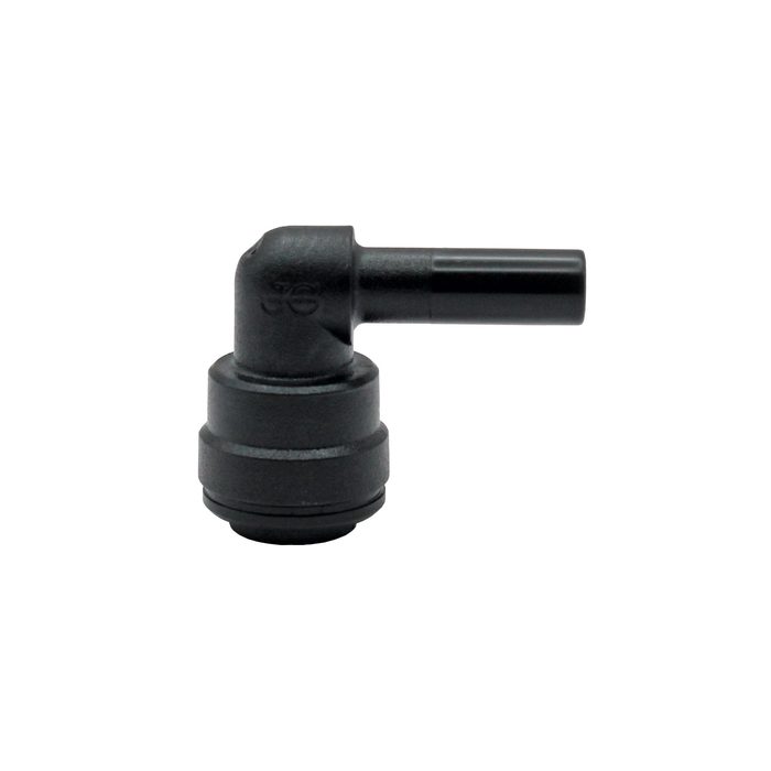 RIEGLER Plug-in angle connector POM, Supports 5 mm, hose exterior Ø 5