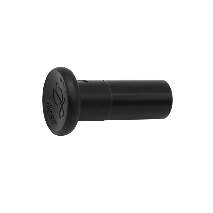 RIEGLER Verschlussstopfen POM, Stutzen 15 mm, Farbe schwarz