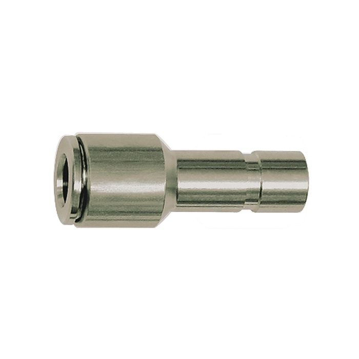 RIEGLER Gerade Steckverbindung, Stecknippel 6 mm, red., für Schlauch-Ø 4