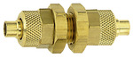 RIEGLER Bulkhead fitting, M12x1, for hose 8/6 mm, AF 17, Brass