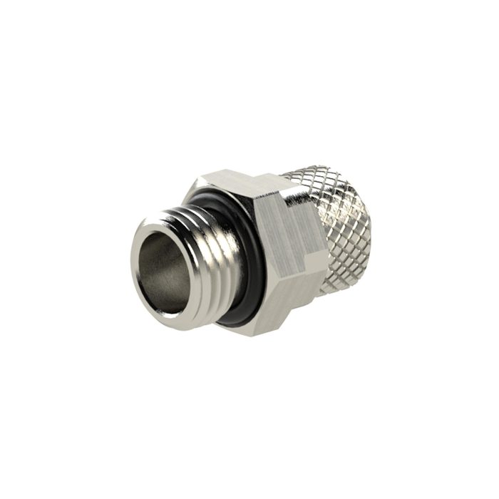 RIEGLER Gerade Einschraubverschraubung, O-Ring, G 1/2 a., f. Schlauch 8/6