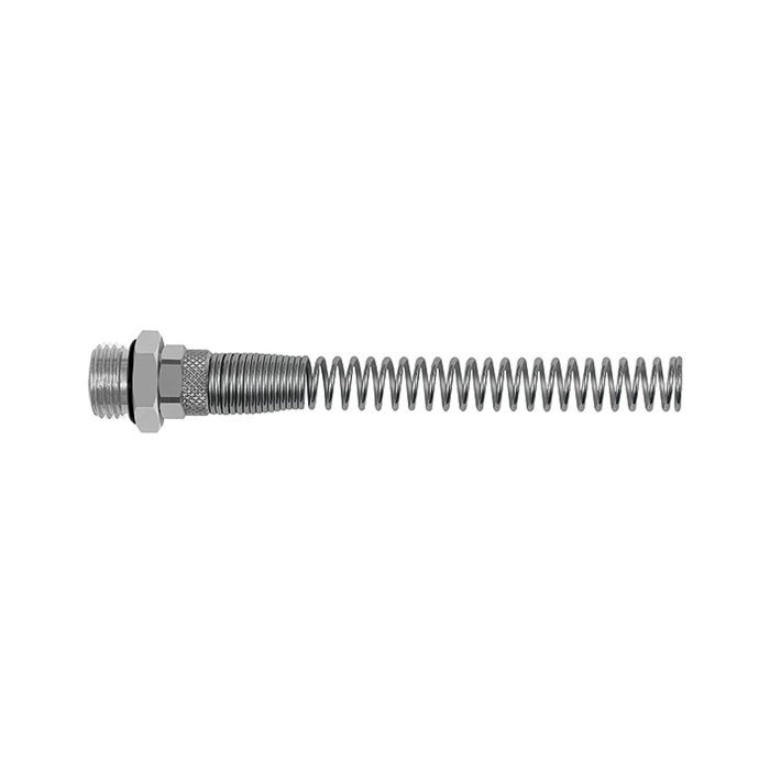 RIEGLER Gerade Einschraubverschraubung, Knickschutzf., Schl. 10/8, G1/4a.