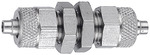RIEGLER Bulkhead fitting, M10x1, for hose 6/4 mm, AF 14