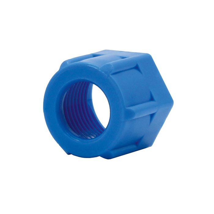 RIEGLER Klemm-Mutter, M16x1,0, für Schlauch 12/9 mm, SW 19, POM