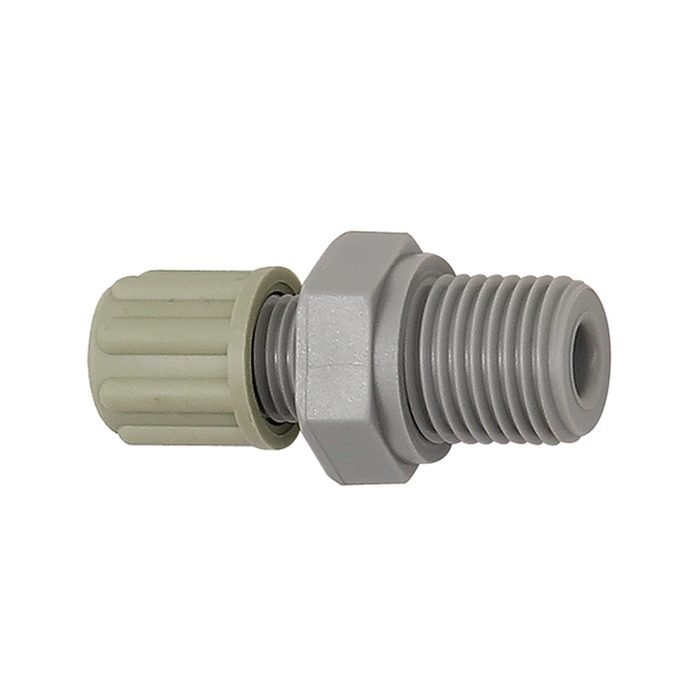 RIEGLER Gerade Einschraubverschraubung, G 1/8 a., für Schlauch 4/6 mm, PA