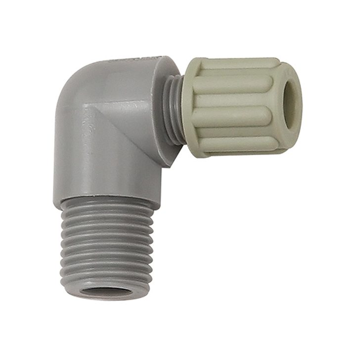 RIEGLER Angled screw-in fitting G 1/8 o., for hose 4/10 mm, PA
