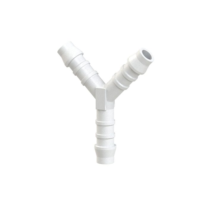 RIEGLER Y-Schlauchverbindungsstutzen, für Schlauch LW 4, Winkel 90°, POM