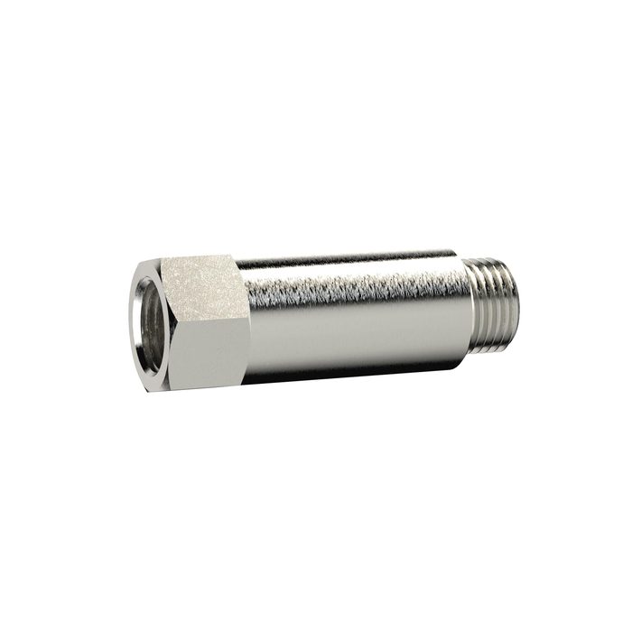 [111532] RIEGLER Verlängerungsstück, lang, G 1/8a., G 1/8i., SW 14, MS v., L=100mm