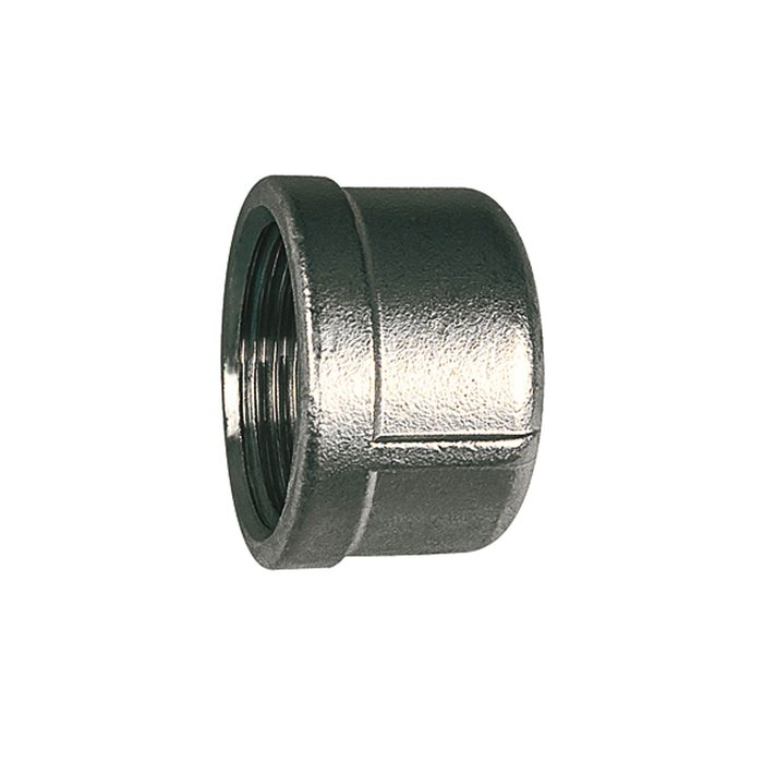 RIEGLER Verschlusskappe, rund, G 3/4, Durchmesser 34,0 mm, ES 1.4408