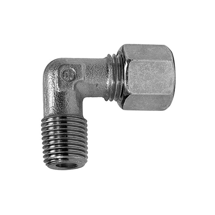 RIEGLER Angled screw-in fitting, R 1/8 o., Pipe exterior Ø 8 mm