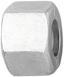 RIEGLER Coupling nut, M10x1, Pipe exterior Ø 6 mm, galvanised steel