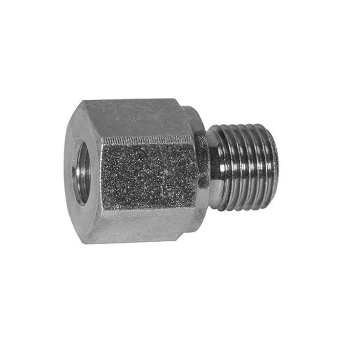 RIEGLER Long reducer, G 3/4 o., G 1/2 i., AF1 32, galvanised steel