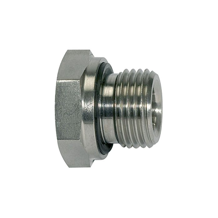 RIEGLER Kurze Wechselreduzierung, Weichdicht., G3/4 a. G3/8 i., ES 1.4571