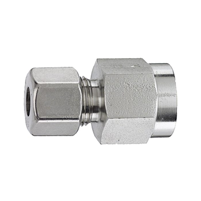 RIEGLER Pressure gauge- screw connection, G 1/2 i., Pipe exterior Ø 8 mm