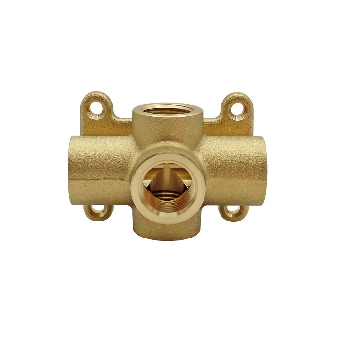 RIEGLER Distributor (for wall mounting), 5 connections G 1/2