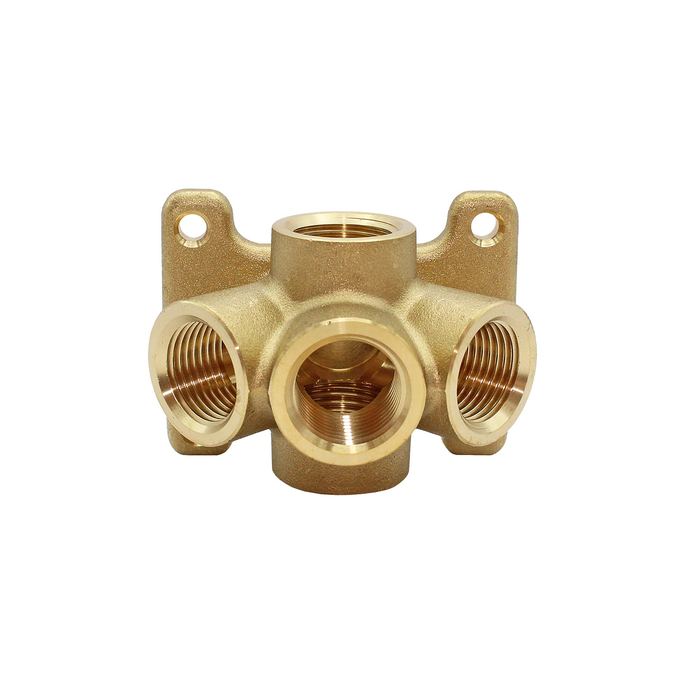 RIEGLER Distributor (for wall mounting), 5 connections G 1/2