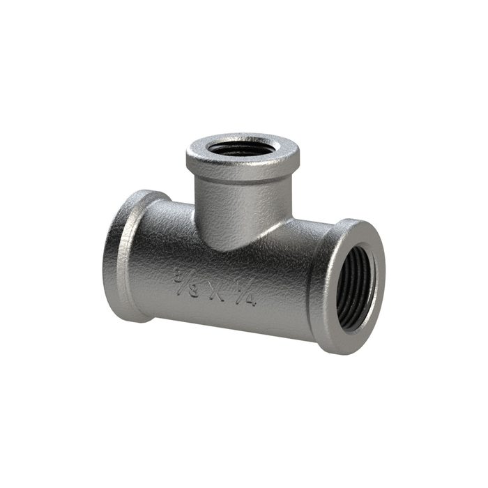 RIEGLER T-piece 130, IT/IT/IT, Rp 2 1/2, T-branch Rp 2