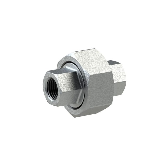 RIEGLER Fitting 340, IT/IT, Rp/Rp 1 1/4, black malleable cast iron
