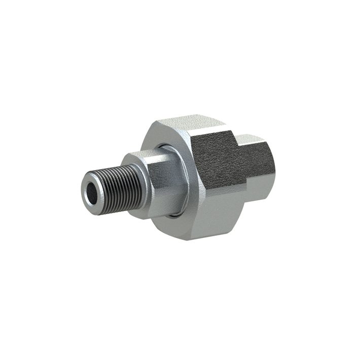 RIEGLER Fitting 341, IT/ET, Rp/R 1 1/2, black malleable cast iron