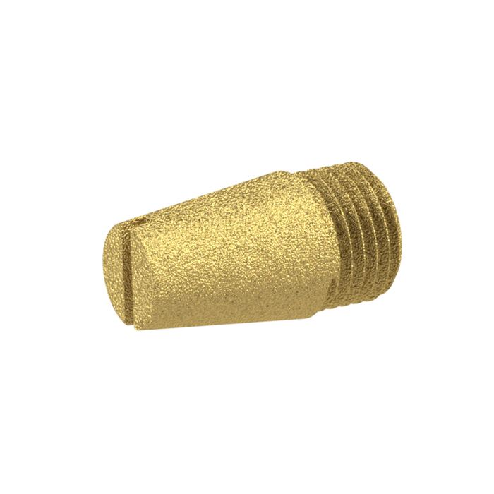 [113350] RIEGLER Sinterbronce-Schalldämpfer, Schlitz, G 1/2, 0 - 8 bar
