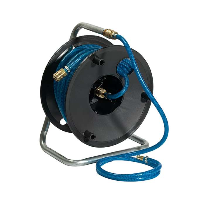 [113975] RIEGLER Compressed air hose drum, 20 m PVC hose Ø 12x6