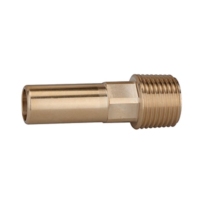 [114070] RIEGLER Einschraubstutzen, MS, 3/4 BSPT, f. Rohr Außen-ø 22 mm
