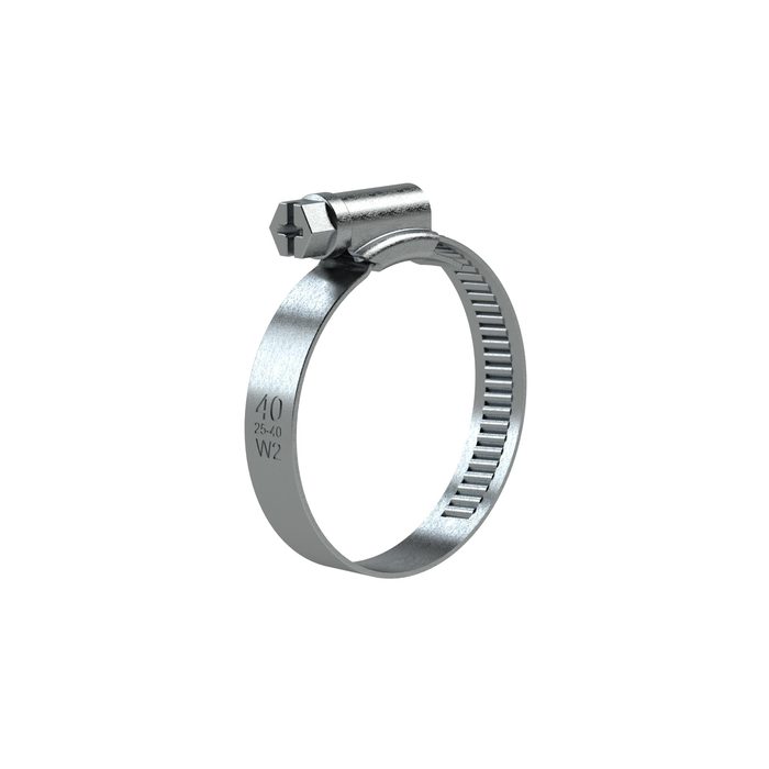 RIEGLER Schneckengewinde-Schl.schelle, Chromstahl (W2), 20 - 32 mm, 9 mm