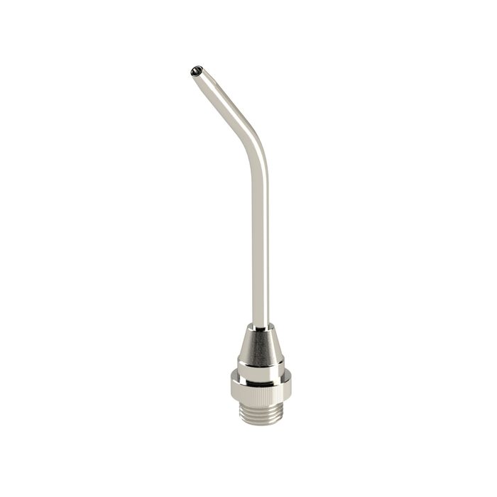 RIEGLER Verlängerungsdüse, Bohrung 3,0 mm, MS vern., 100 mm lang gebogen