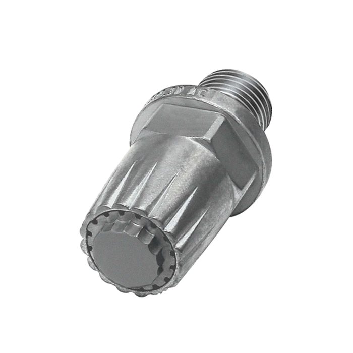 RIEGLER Lärmarme Runddüse, M12x1,25, Zink-Druckguss, Düsen-Außen-ø 19 mm