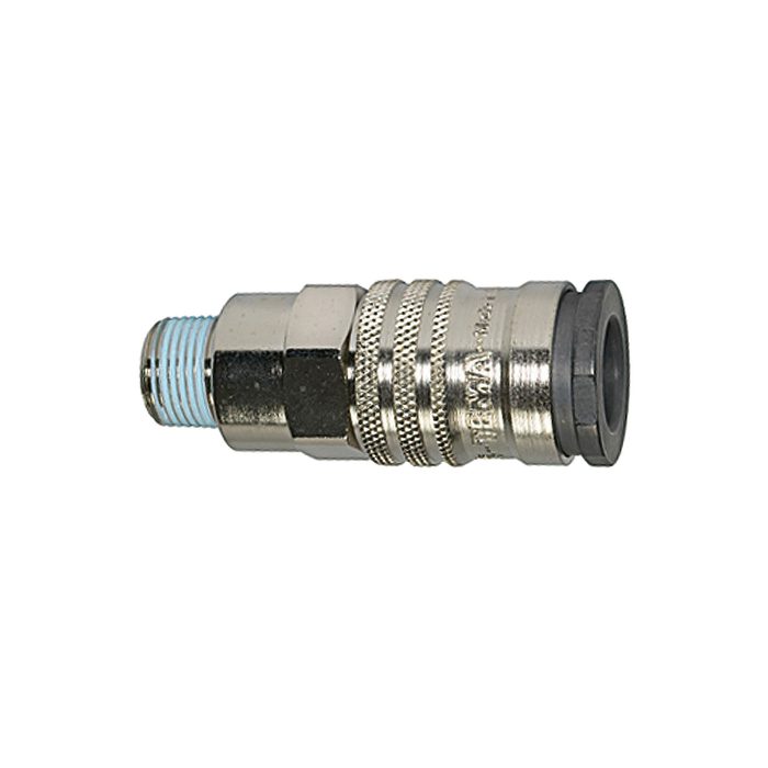 RIEGLER Schnellverschlusskupplung NW 10, hoher Durchfluss, R 1/2 AG