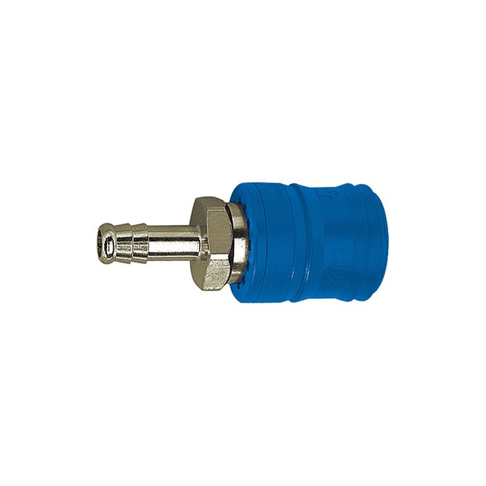 RIEGLER Safety coupling I.D. 7.4, KE type, nickel-plated brass, I.D. 13