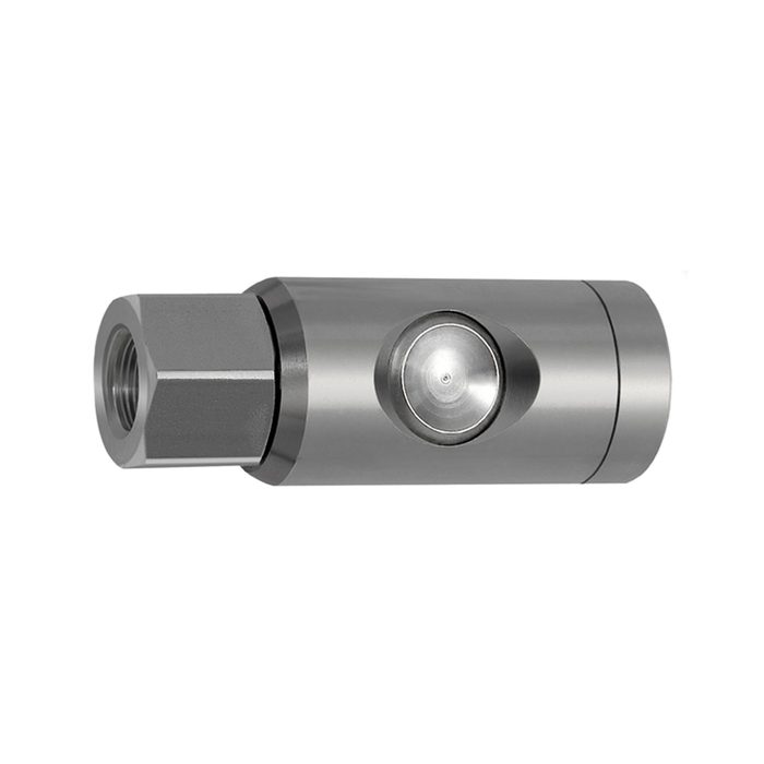 RIEGLER Druckknopf-Sicherheitskupplung NW 7,4, drehbar, ES, G 3/8 IG