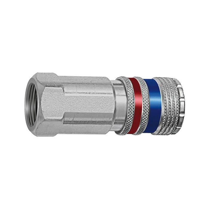[107593] RIEGLER Safety coupling I.D. 7.6, Steel / brass galv., G 3/8 IT