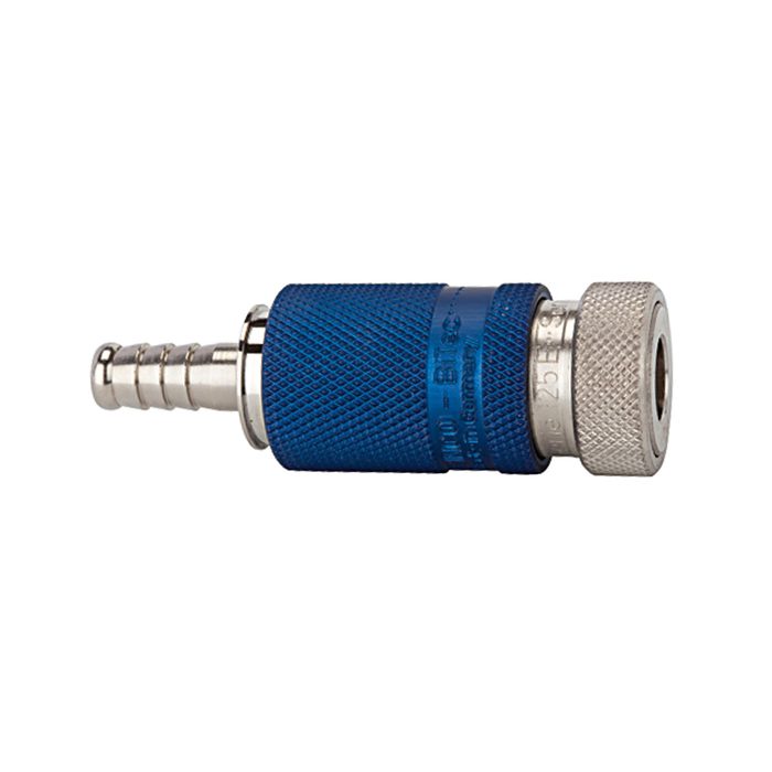 RIEGLER Safety coupling I.D. 7.8, Bi-Tec type, nickel-pl. brass, I.D. 8