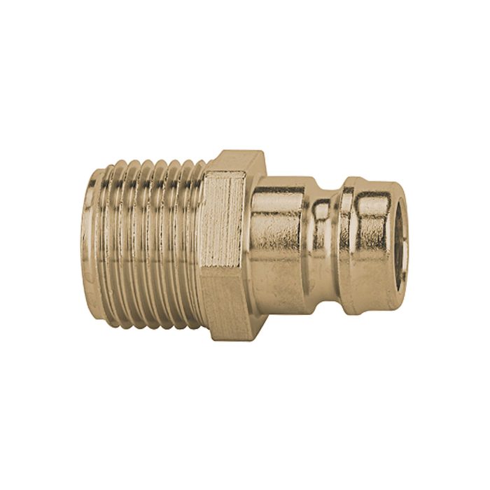 RIEGLER Temperier-Einstecknippel DN 9 mit AG, mit Absperrventil, G 3/8