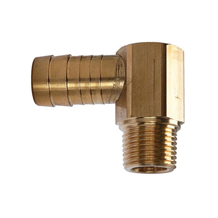 RIEGLER Winkel-Gewindetülle 90°, M24x1,5 AG keg., Schlauchanschluss 19 mm