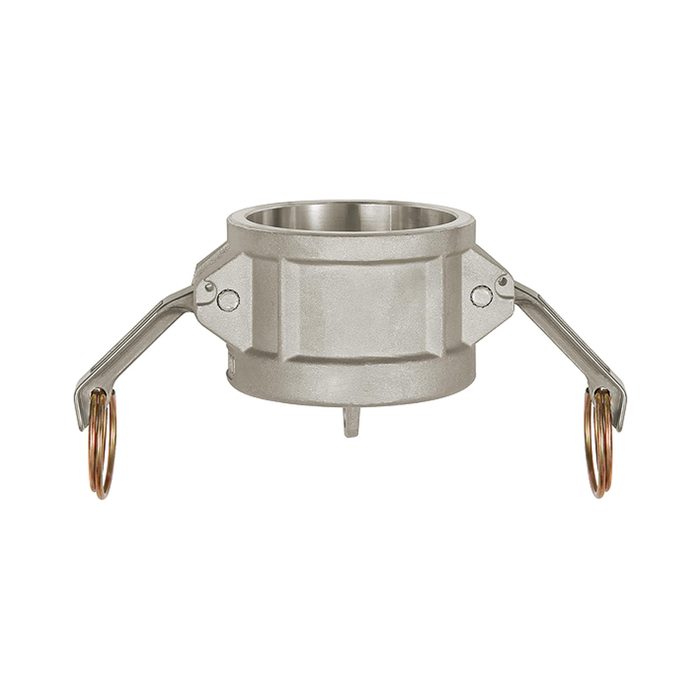 [108054] RIEGLER Kamlok-Verschlusskappe, Typ DC, Alu, BG 2, für Stecker-Ø 63