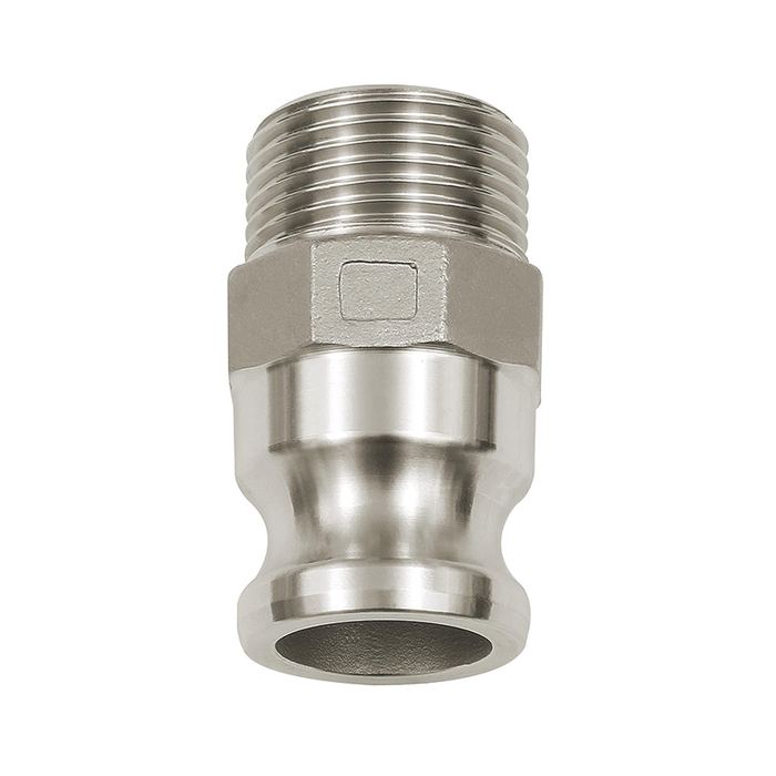 RIEGLER Kamlok-Schnellkupplungsstecker mit AG, Typ F, Alu, R 1 1/2