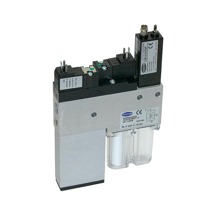 RIEGLER Compact ejector »CP«, Digital vacuum switch, Nozzle size 1.5 mm
