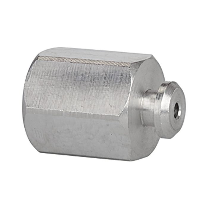 [108467] RIEGLER Connection nipple for flat suction cup round »PFG«, M5 IT Ø5-10