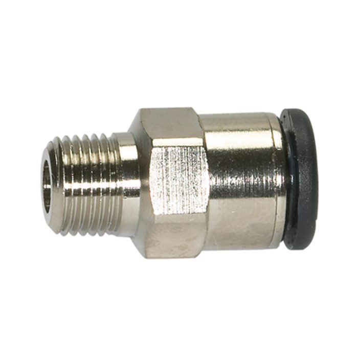 [108585] RIEGLER Gerade Steckverschraubung »click-clock«, R 1/8 a., Schlauch-Ø 6