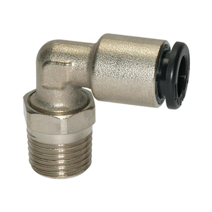 [108614] RIEGLER L-Steckverschraubung »click-clock«, drehbar, R 1/8 außen, Ø 6 mm