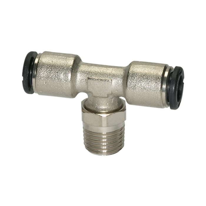 RIEGLER Push-in T-fitting »click-clock«, rotating, R 1/4 o.