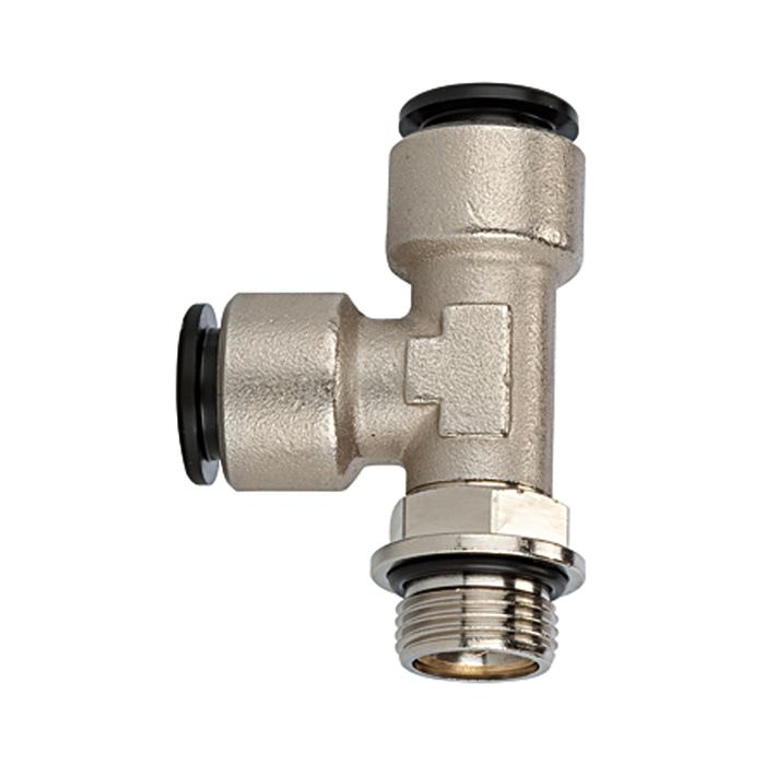 RIEGLER Push-in T-fitting »click-clock«, rotating, G 1/8 o.