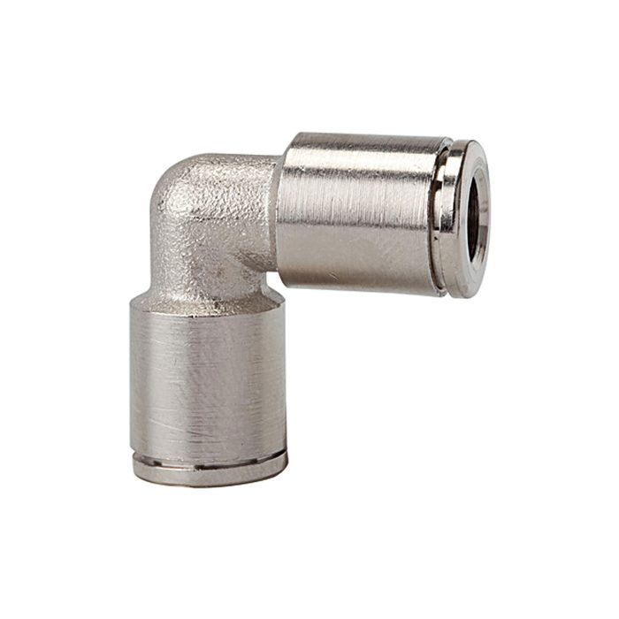 RIEGLER Push-in L-connector »metallica«, for hose exterior Ø 8 mm
